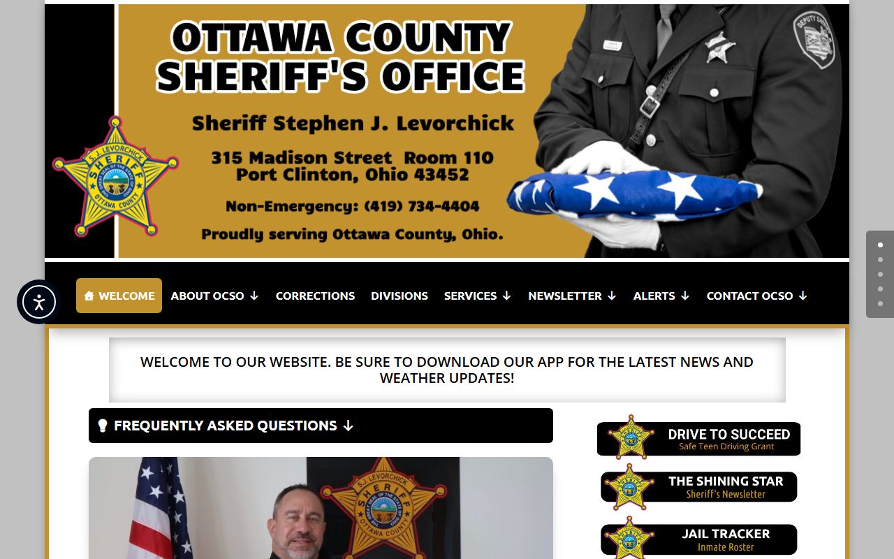 Ottawa County bench warrants sheriff website